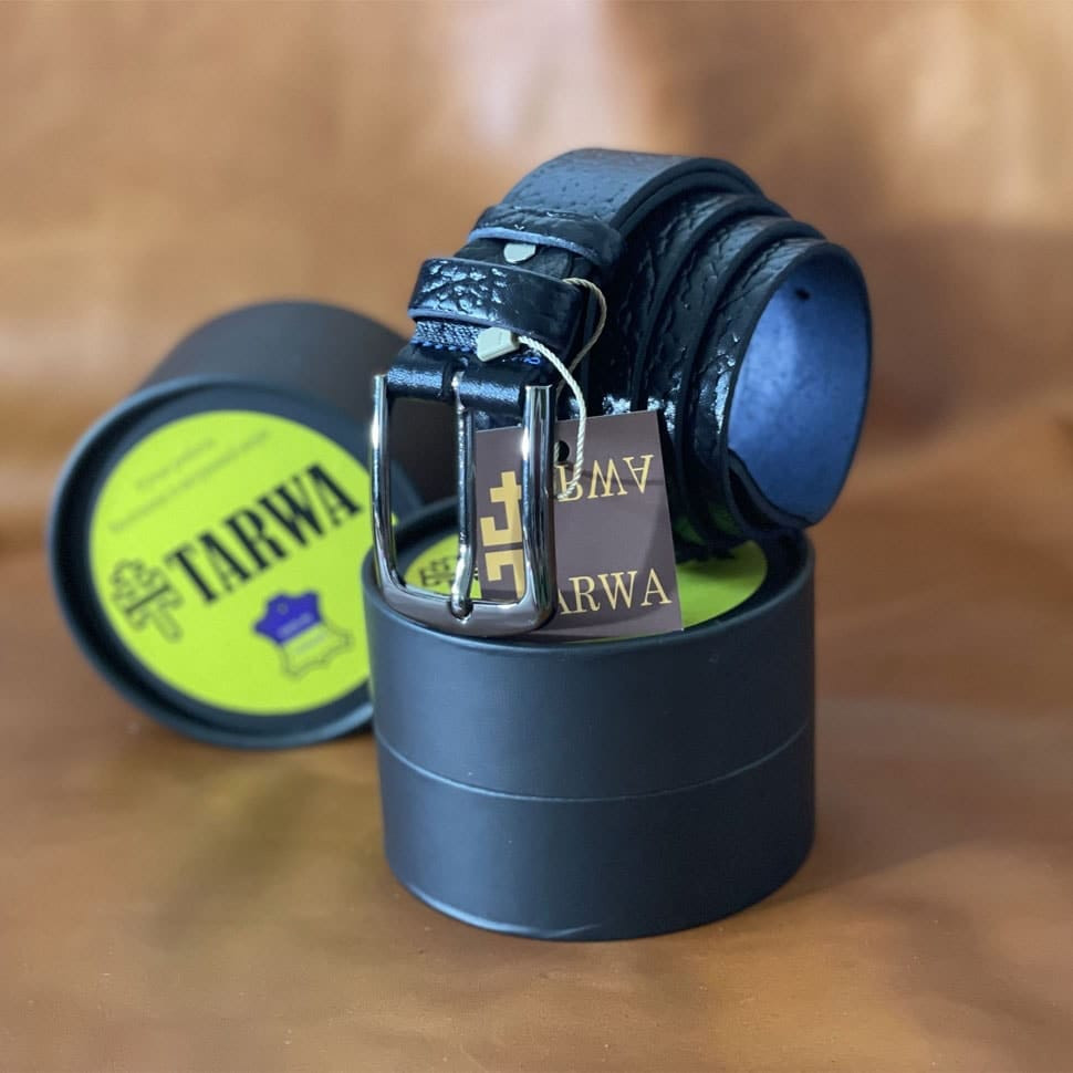 Синій ремінець шкіряний флотар TARWA A13562-27 ширина 35мм