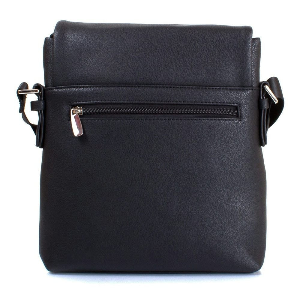 Барсетка м'яка зі шкірозамінника ТМ Bonis 8342-1 чорна