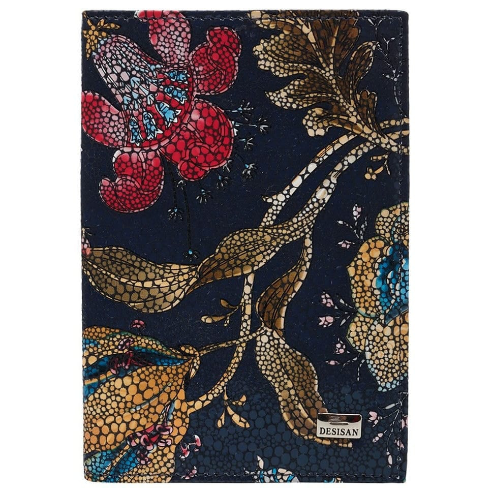 Обкладинка паспорт шкіра Desisan-415 хохлома
