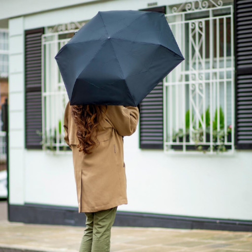 Парасолька Fulton Open&Close Superslim-1 L710 Black (Чорний)