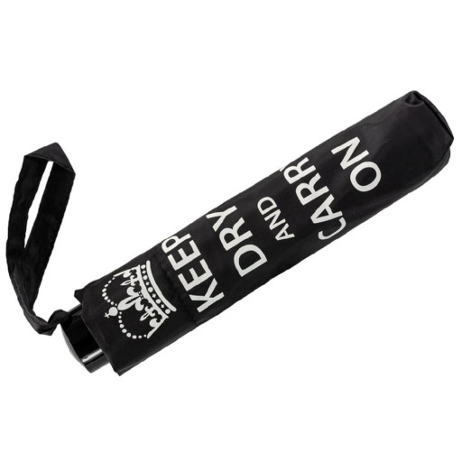 Парасолька жіноча Incognito-4 L412 Keep Dry Black (Оставаться сухим)