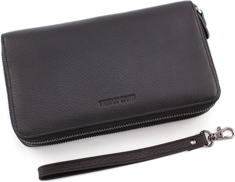 Шкіряна чоловіча барсетка Marco Coverna (18541) B-5902B/Q на два відділення