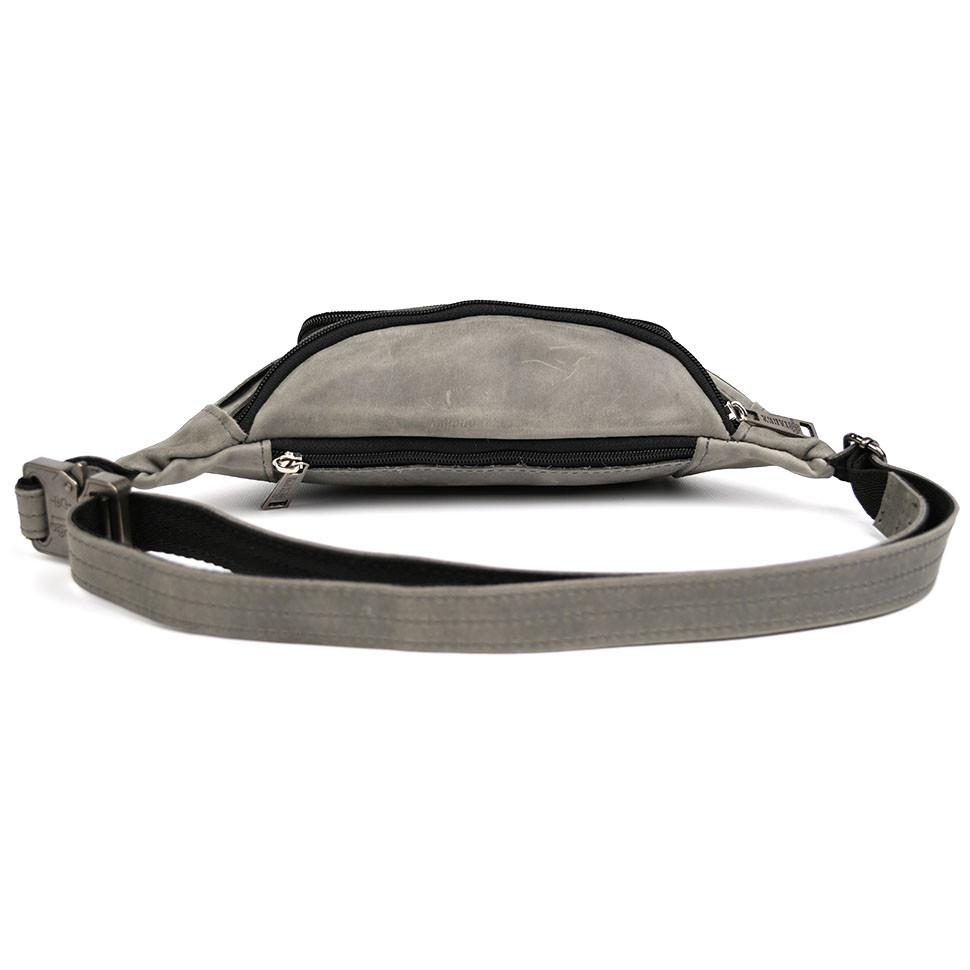 Бананка шкіряна, сумка напоясна коричневий крейзі хорс TARWA RJ-7218-3md