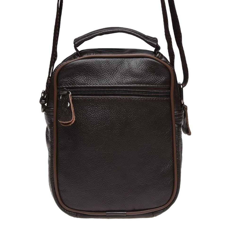 Чоловіча шкіряна сумка через плече Keizer K18016-brown