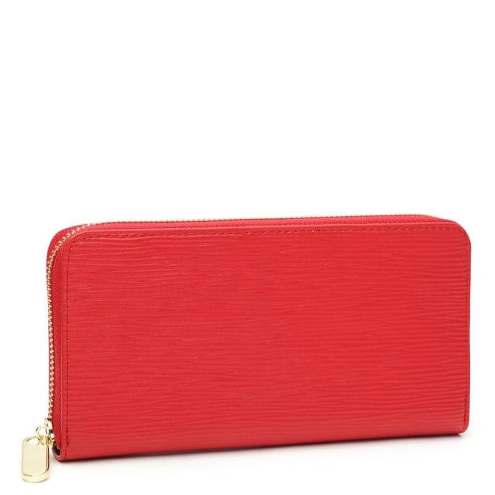 Жіночий гаманець на блискавці V1WLT05-red