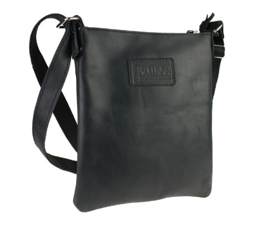 Сумка чоловіча шкіряна планшетка SULLIVAN 354-69(22) чорна