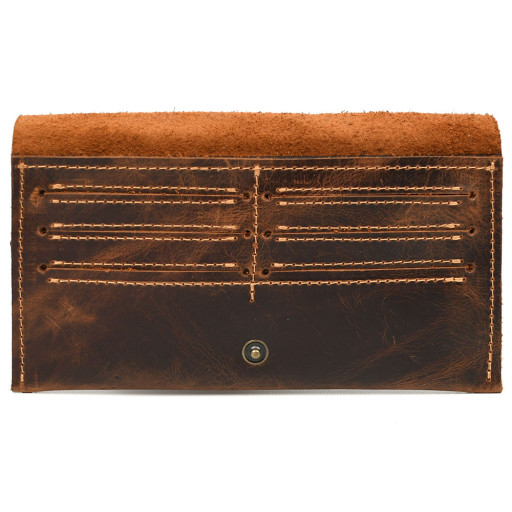 Кошелек кожаный на кнопке TARWA RYv-2024-4lx