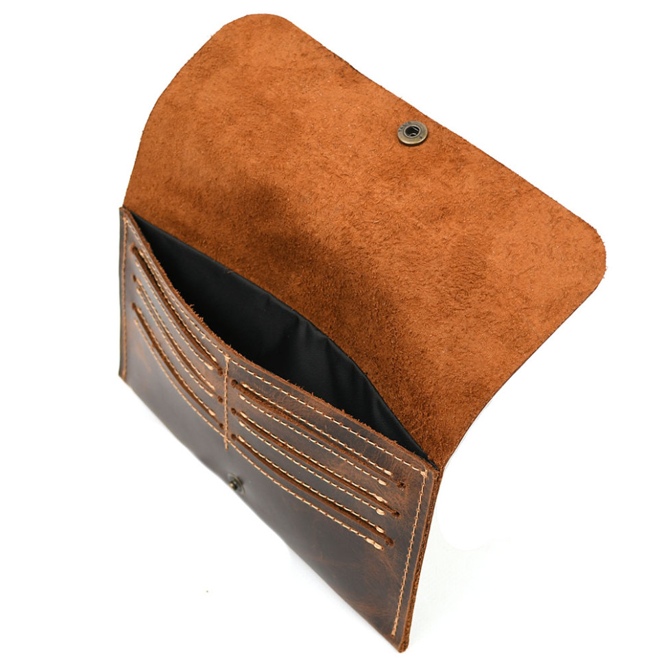 Гаманець шкіряний на кнопці TARWA RYv-2024-4lx