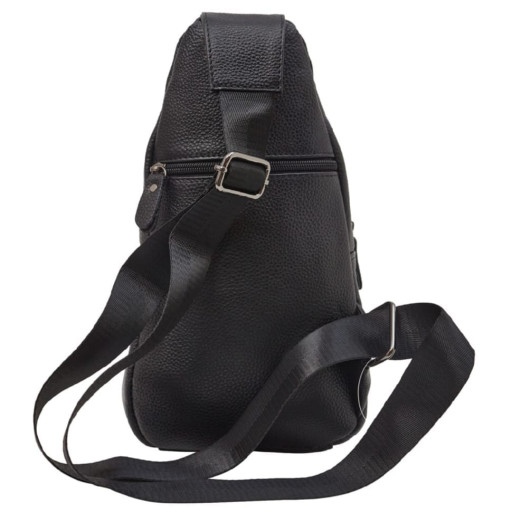 Шкіряний рюкзак через плече BUFFALO BAGS M1808A чорний