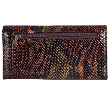 Кошелек женский кожаный Desisan 900-586 зеленая змея