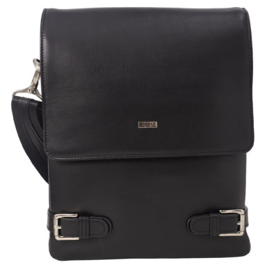 Барсетка шкіра м'яка DESISAN 1327-101 чорна гладка