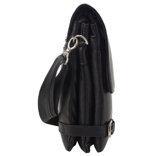 Барсетка шкіра м'яка DESISAN 1327-101 чорна гладка