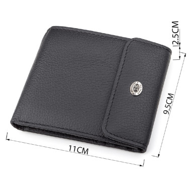 Кошелек ST Leather 18313 (ST155) кожаный Черный