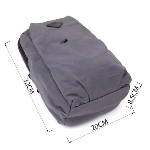 Сумка через плечо нейлон Vintage 20630 Серая