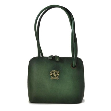 Pratesi BEM468 - Roccastrada Woman Bag in cowhide leather Bruce Emerald