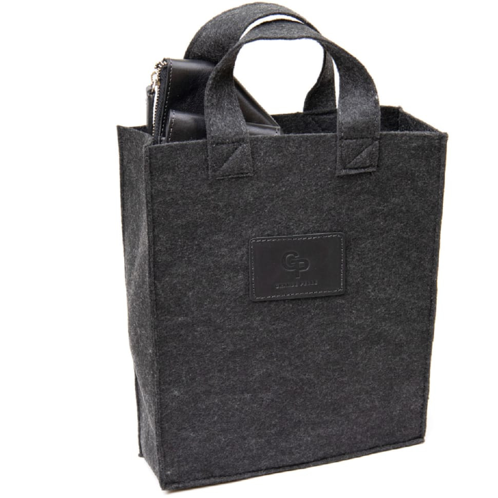 Leather mens shoulder bag GRANDE PELLE 11439 Black