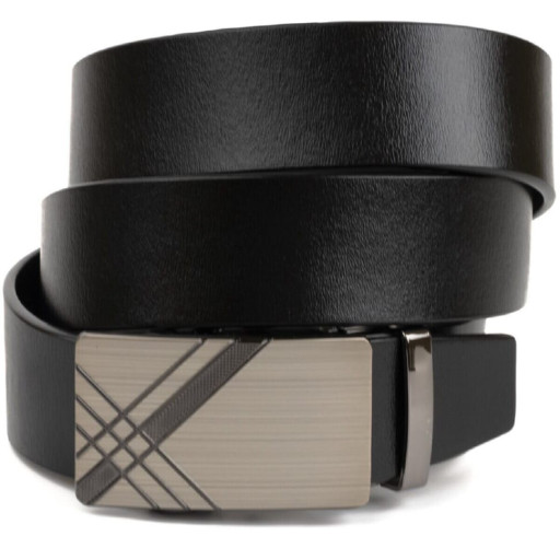 Гладкий строгий ремінь унісекс Vintage 20714 Білий