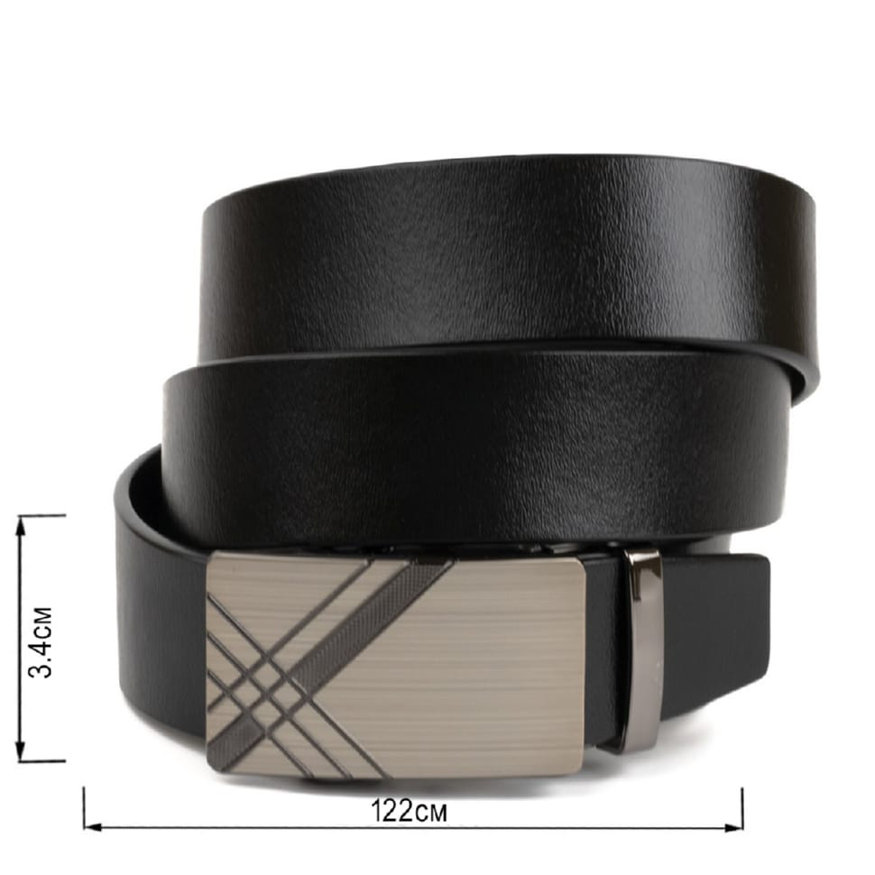 Гладкий строгий ремінь унісекс Vintage 20714 Білий