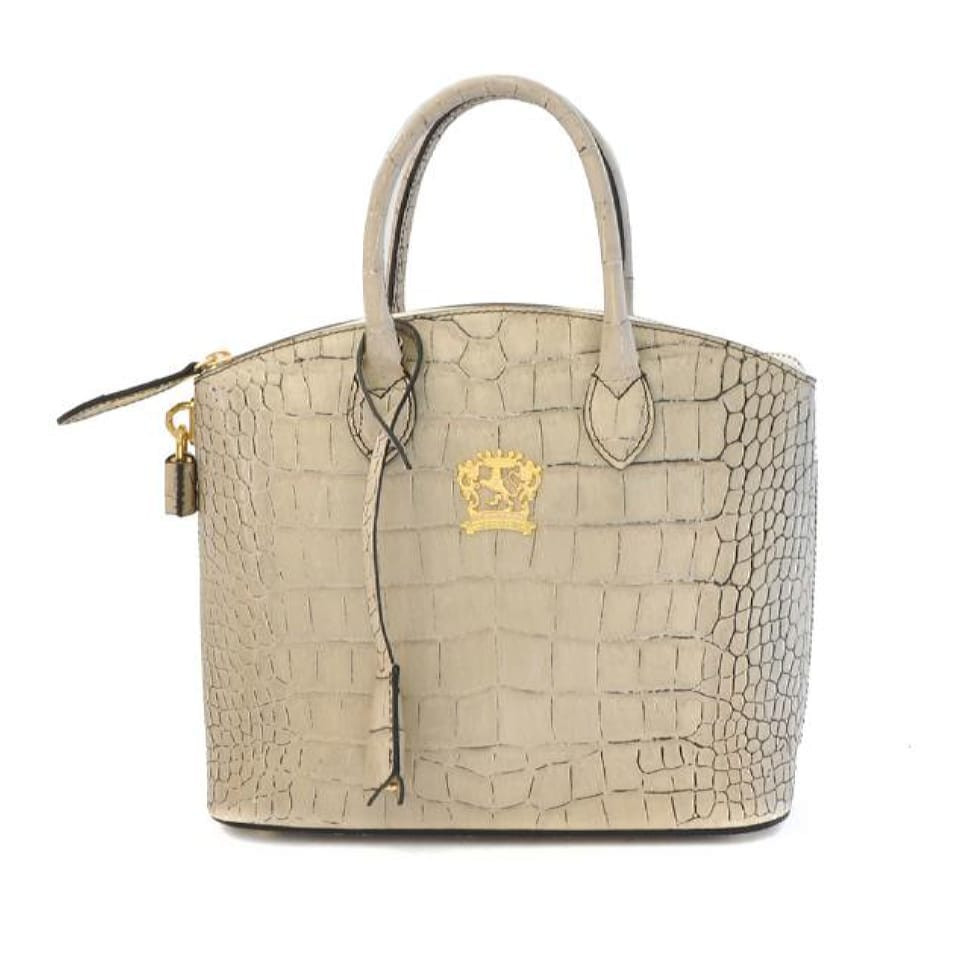 Pratesi KPA348/P - Versilia King Small Woman Bag in cow leather King Panna