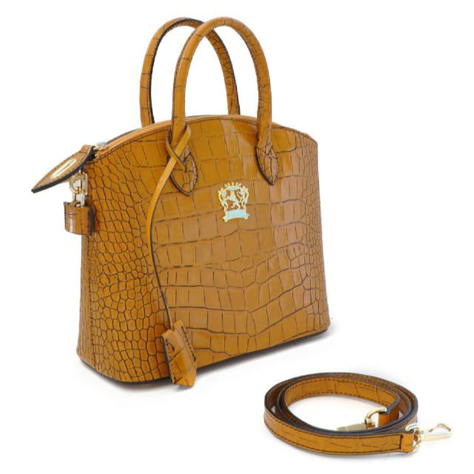 Pratesi KPA348/P - Versilia King Small Woman Bag in cow leather King Panna