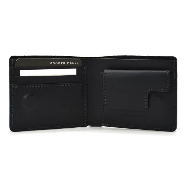 Wallet Magnet, black Grande Pelle 505110