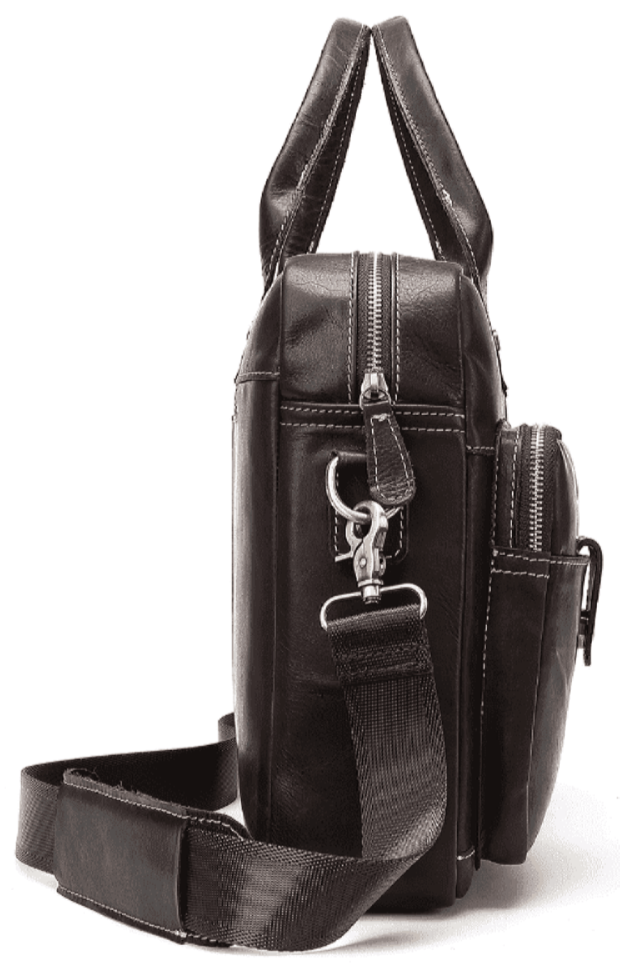 Сумка-портфель мужская из кожи Vintage 20004 Коричневая