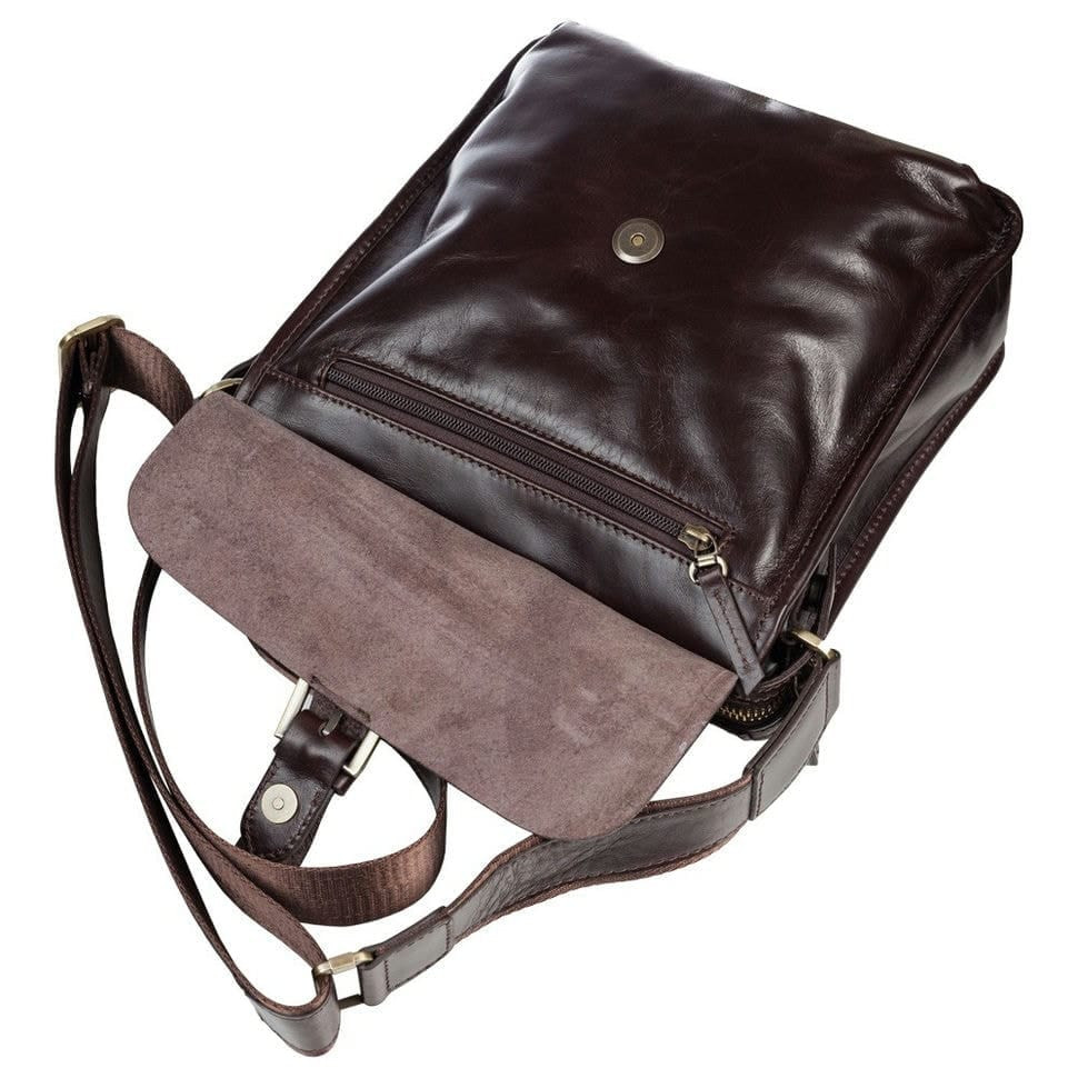 Барсетка м'яка шкіряна Tony Bellucci 5039-09 коричневий гладкий