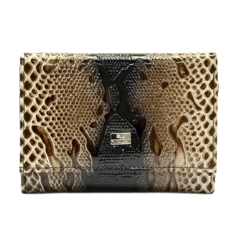 Гаманець жіночий шкіряний Desisan 305-180 бежевий візерунок