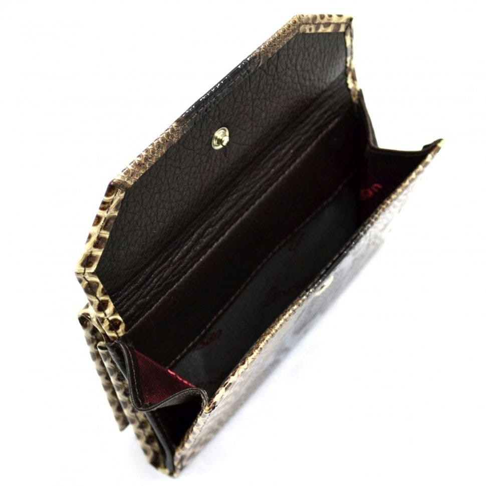 Гаманець жіночий шкіряний Desisan 305-180 бежевий візерунок