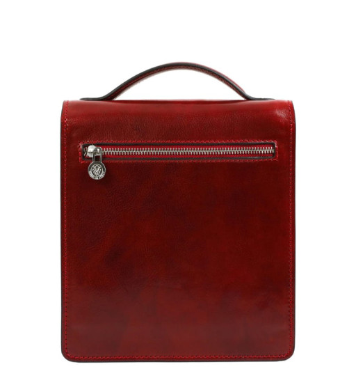 Маленький шкіряний портфель для жінок - Walden - Червоний колір - Time Resistance 5229301W