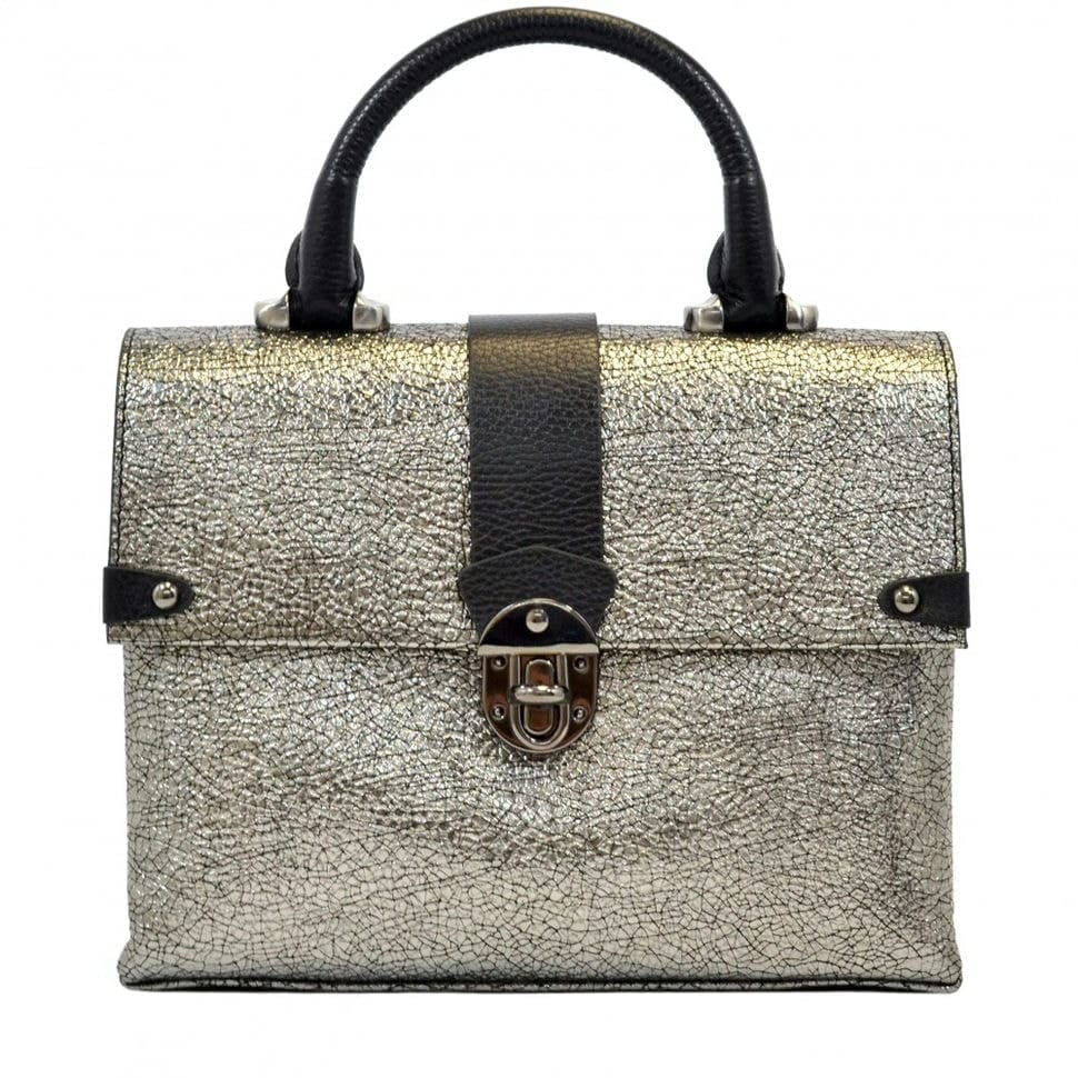 Сумка жіноча шкіряна Desisan 4016-669 срібло