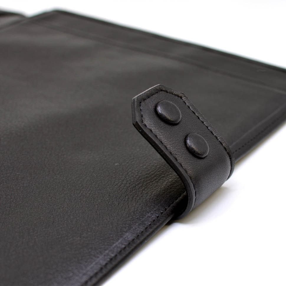 Шкіряна папка для документів чорна A4 GA-0314-4lx від TARWA