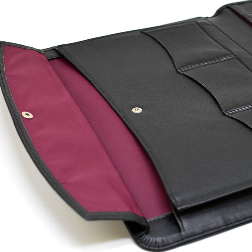 Шкіряна папка для документів чорна A4 GA-0314-4lx від TARWA