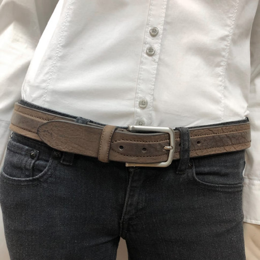 Шкіряний ремень 3368 moro коричневий TONY PEROTTI