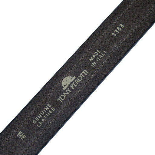 Шкіряний ремень 3368 moro коричневий TONY PEROTTI