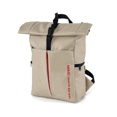 Stylish city backpack KOF beige by MAD | born to win™