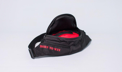 Поясна сумка Shark чорно-червона від MAD | born to win™