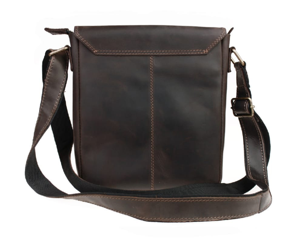 Сумка чоловіча шкіряна на плече SULLIVAN 354117(28) коричнева