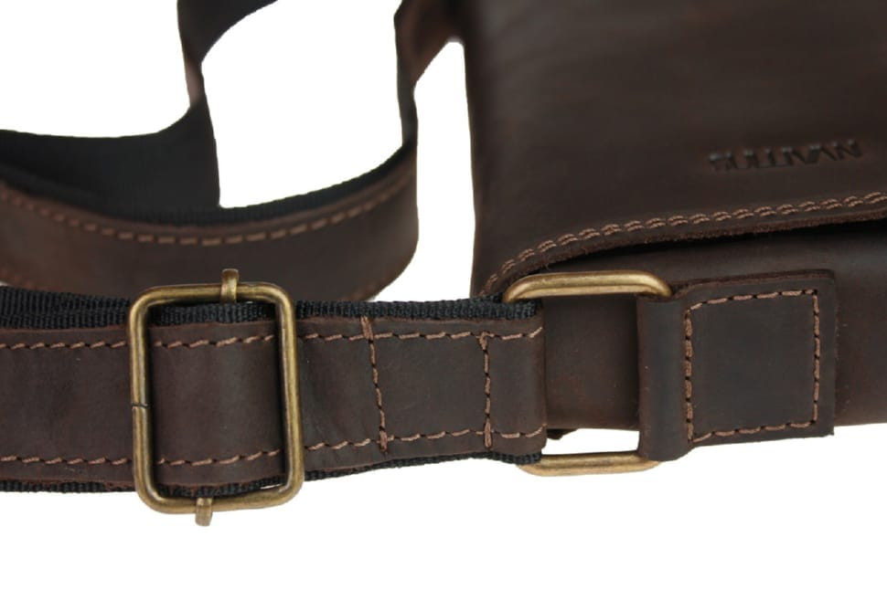 Сумка чоловіча шкіряна на плече SULLIVAN 354117(28) коричнева