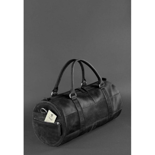 Шкіряна сумка Harper чорна Crazy Horse