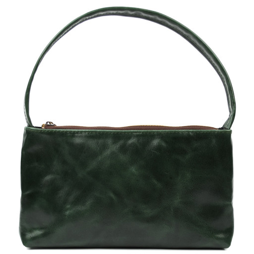 Шкіряна сумка хобо TARWA GE-hobo-4lx зелений алькор