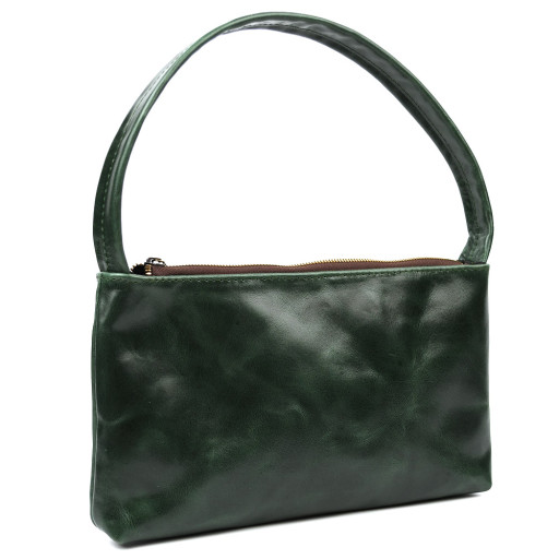Шкіряна сумка хобо TARWA GE-hobo-4lx зелений алькор
