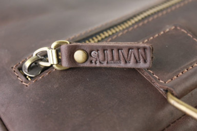Large leather document bag A4 Sullivan 742-9-1(45)