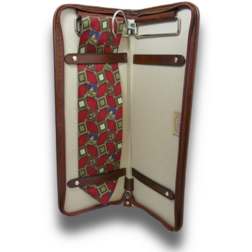 Шкіряний чохол для краватки Pratesi Buontalenti, артикул B012, Італія