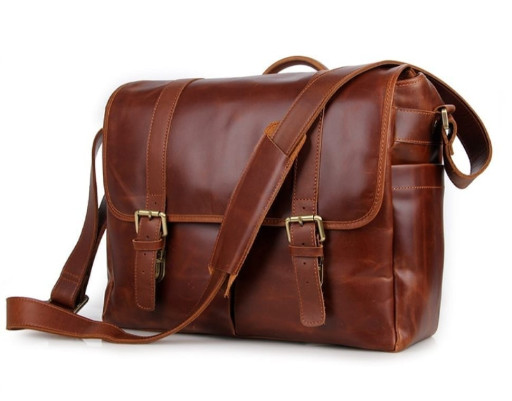 Шкіряна сумка для фотокамери, органайзер, шкіра John McDee 7269B