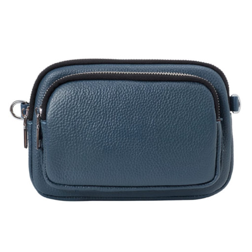 Сумка жіноча з натуральної шкіри SL77099blue