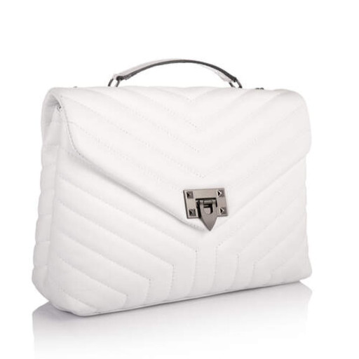 Шкіряна жіноча сумка Virginia Conti (Італія) - VC01896white