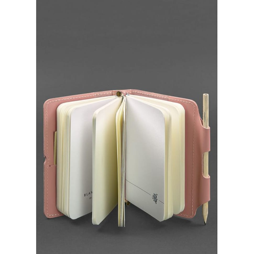 Leather notebook (Soft book) 3.0 pink