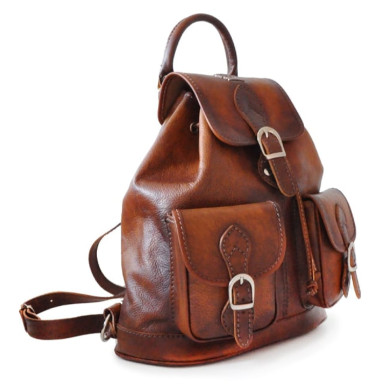 Pratesi BMA345 - Backpack Caporalino in cow leather Bruce Brown