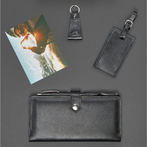 Набір шкіряних аксесуарів для мандрівника Берлін